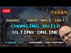 Ultima Online | UO Sagas Changing Mage build to survive PVP | Training, Farming and Live Gameplay