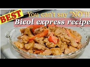 Never have I ever eaten such a delicious BICOL EXPRESS that is so delicious!!! You cannot say NO!