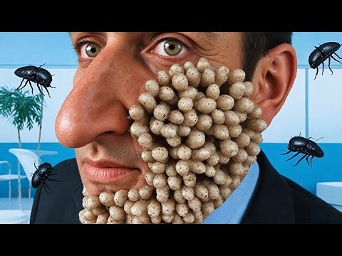 ASMR Remove Maggots from Infection Face and cheek | ASMR Cheek Treatment Animation |2d Deep Cleaning