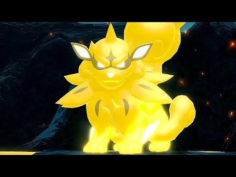 Pokemon Legends Arceus - Arcanine Boss Fight - Noble Lord of the Isles