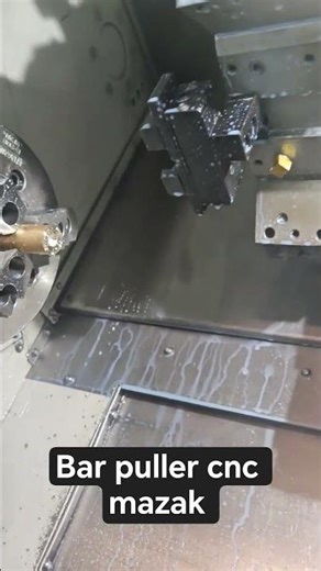 programar jalador de barras (bar puller cnc mazak) #mazak #cnc #lathe
