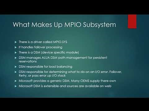 Introduction to Windows Multipath IO MPIO - Part 1
