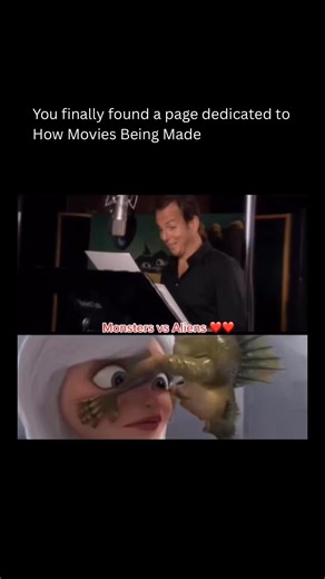 How Movies Being Made on Instagram: "In Monsters vs Aliens, Susan Murphy’s emotional reactions feel surprisingly human for a giant animated character. This scene shows how the voice performance was recorded first, with actors delivering lines in a booth. Animators later studied timing, tone, and pauses to shape facial expressions precisely. Behind the scenes, voice acting drives the entire animation process. Subtle breaths, laughs, and voice cracks give animators emotional reference points. Inst
