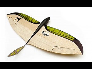 TinyTail - UltraLight Micro (HLG) 40 second Free Flight - Hand launch Glider