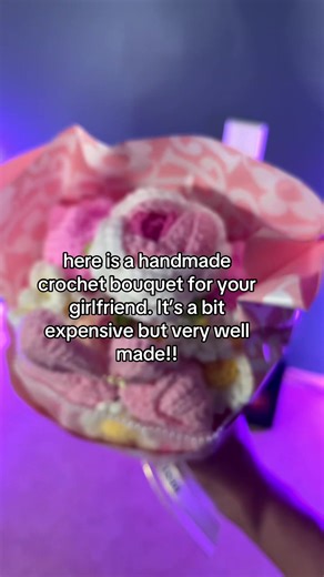 Handmade Crochet Bouquet for Valentine's Day