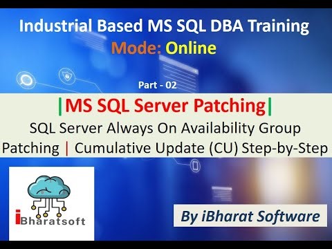 SQL Server Always On Servers Patching | Cumulative Update (CU) Step-by-Step in Hindi #sqldba