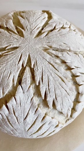 78% hydration today. Watch till the end for a surprise! #BakeThisBread #bread #sourdough #sourdoughbread #breadtok #breadscoring #dough #asmr #type