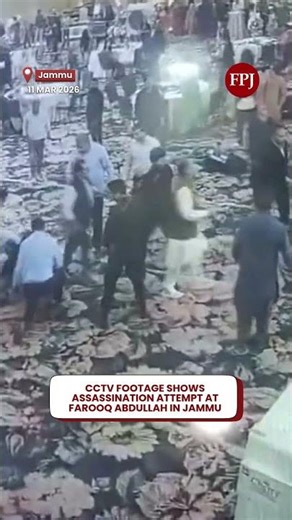 Viral CCTV Footage Shows Assassination Attempt At Farooq Abdullah in J&K