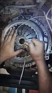 Install New Clutch Disk | #automotive​ #mechanic​ #DIY​ #shortsfeed​ #automobile​