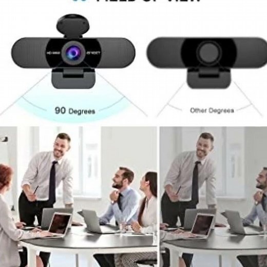 EMEET Webcam with Microphone
