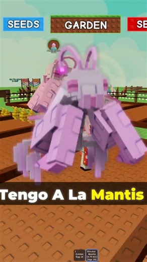 Mantis orchid pet skills in Grow a Garden #Roblox #GrowAGarden