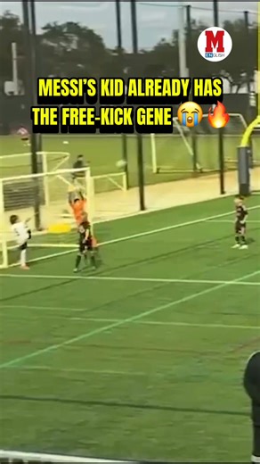 Messi’s youngest already inherited the sauce… scoring free-kick golazos like it’s nothing 😱🔥🐐 #Messi #Barcelona #Barca #miami | Marca in English