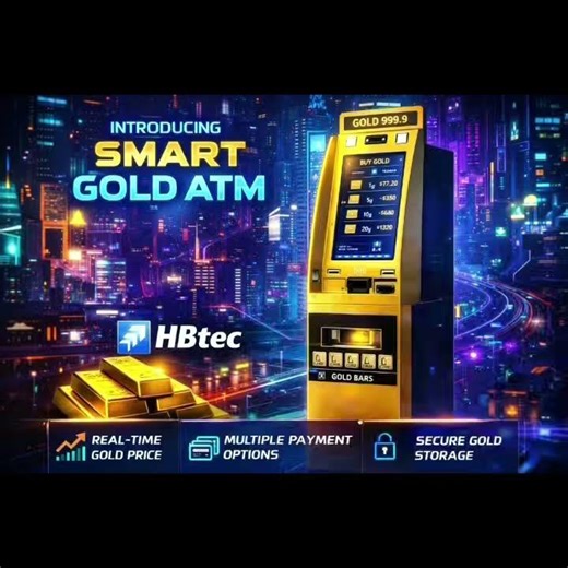 Gold vending machine from Huabiao Tec