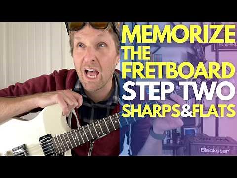 Memorize the Fretboard: Step Two - Sharps and Flats - Guitar Lessons with Stuart!
