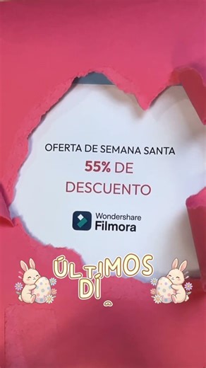 📣 ÚLTIMOS DÍAS con hasta el 55% de descuento en Filmora
