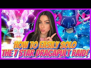 How To EASILY SOLO The 7 Star Dragapult Raid! | Pokemon Scarlet And Violet