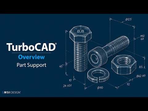 TurboCAD 2026 - Part Support
