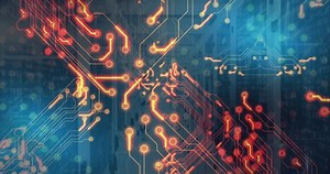 Animation Glowing Red Microprocessor Connections Against Stock Footage Video (100% Royalty-free) 1110497623 | Shutterstock