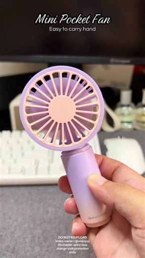Powerful Mini Pocket Fan for On-the-Go Coolness