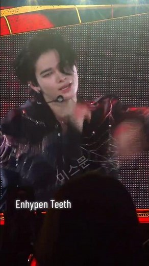 Part 1 Teeth Live Performance crazy ❤️‍🔥❤️‍🔥😍 #enhypen #teeth #walktheline #sunoo #heeseung #niki
