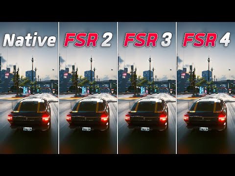FSR 2 vs FSR 3 vs FSR 4 - Graphics & Performance Comparison