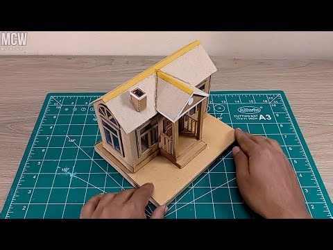 Amazing Mini Cardboard House | DIY Craft Step by Step