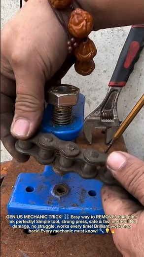 GENIUS Trick – Remove Chain Pin / Link EASY & SAFE! ⛓️🤯