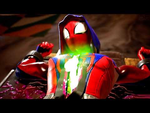 MK1 All Fatalities & Animalities on Spider-Man - Scarlet Spider Mod