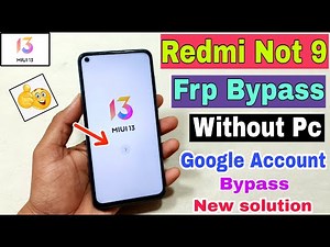 Redmi Note 9 FRP Bypass Without Pc | New Trick | Redmi Note 9 Google Account Bypass | Frp Unlock |