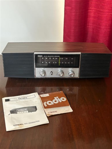 Vintage 70’s Sears Am/fm Table Radio. Works Great! - Etsy