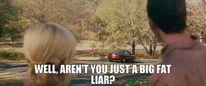Well, aren't you just a big fat liar?