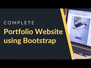 Making a Portfolio Website using Bootstrap | FREE Workshop