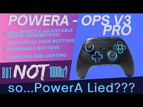 PowerA OPS V3 Review! A Solid Performer, but BEWARE of the Marketing!