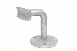 770 - Tube clamp pipe fittings handrail wall bracket galvanised