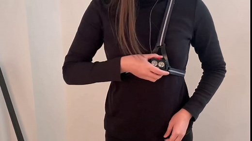 Chest Running Light for Runners & Joggers with Adjustable Beam and Safety Light, All in one Reflective Running Vest Gear,Upgrade Outdoor Night Runing Light with USB Rechargeable and 3 LEDs,500lm