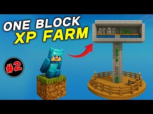 Minecraft One Block XP Farm WITHOUT Water! | Ultimate Survival Build Guide"