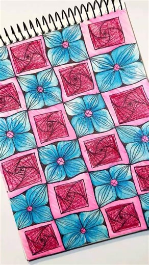 Easy Zendoodle Idea for Beginners