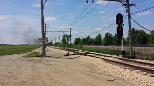 We're returning to 2014 for this Throwback Thursday, where we see Frisco 1630 pulling the coach train through Johnson siding and across Seeman Road. Many of the steam shop's volunteers could tell you who the engineer was that day just by the way the whistle was blown. Video Credit - Christian Ellis | IRM Steam Team