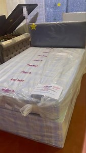 Economy 4 FOOT DIVAN BED WITH MATTRESS £150 Economy DOUBLE DIVAN BED WITH MATTRESS £150 This essential mattress can be used for letting agents, tenants and is also suitable for guests, kids and caravans. This mattress comes complete with an open coil 13.5 gauge spring unit which is upholstered for your comfort. It also features an attractive stitch bond fabric. ⭐️ in our shop to come and view ⭐️ same day delivery available (excludes Sunday) ⭐️ National bed federation approved ⭐️ shops open 7 day