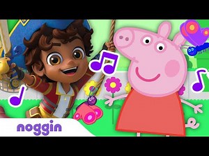 "Nature All Around" Song w/ Santiago of the Seas & Peppa Pig 🎵 Preschool Science Sing Along | Noggin