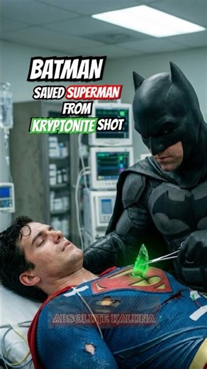 BATMAN SAVED SUPERMAN FROM KRYPTONITE BULLET 😱(DOC BATMAN) #batman #superman #batmanvssuperman #dc