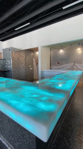 How we install backlit countertops ✨😎#howto #homebuild #countertops #backlit #lightupcountertops #interiordesign #stonecountertops #stone #ledlights #kitchendesign #baridea #illinois #countertop #homeimprovement #construction