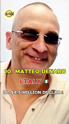 Top 10 most wanted person in the world 😳