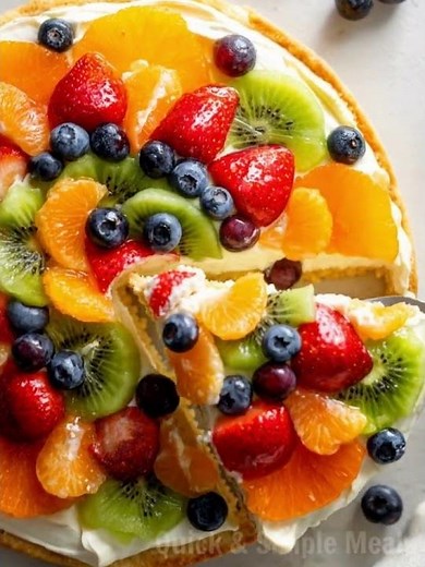 Sugar Cookie Recipe for Fruit Pizza