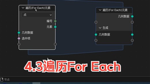 blender4.3遍历循环For Each