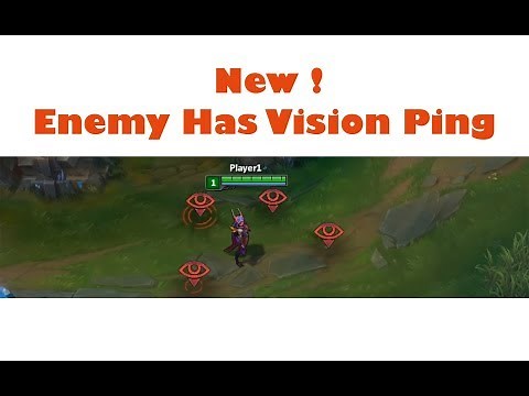 how to enable Enemy Has Vision new ping- League of Legends