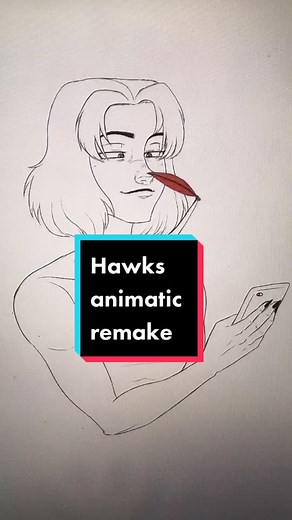 Hawks wanted to make u smile one last time before Dabi ended it all (REMAKE) #hawks #hawksmha #hawksbnha #keigotakami #animatic #bnha #mha #animetok