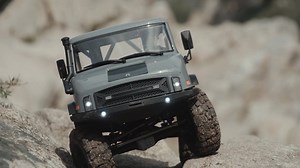 In Stock NOW! The Axial Racing SCX10 II UMG10 4WD Rock Crawler Kit is a 1/10 scale truck kit for experienced drivers that features the unrelenting SCX10 II chassis with an aggressive forward cab body. Trick out the kit to your personal specs and prevail on any trail! Available now at your local Horizon Hobby retailer or online using this link: http://bit.ly/AXI90075 | Horizon Hobby