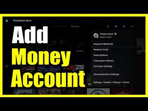 How to Add Funds & Money to your Wallet on your PS5 Pro Account (Easy Tutorial)