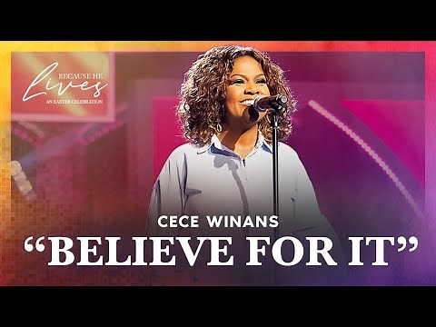 CeCe Winans - "Believe For It" | GMA Easter Because He Lives | Live Performance